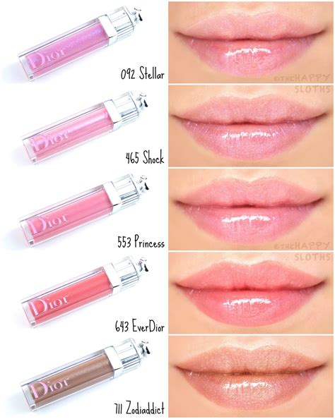 dior addict stellar lip gloss swatches|christian dior addict lip maximizer.